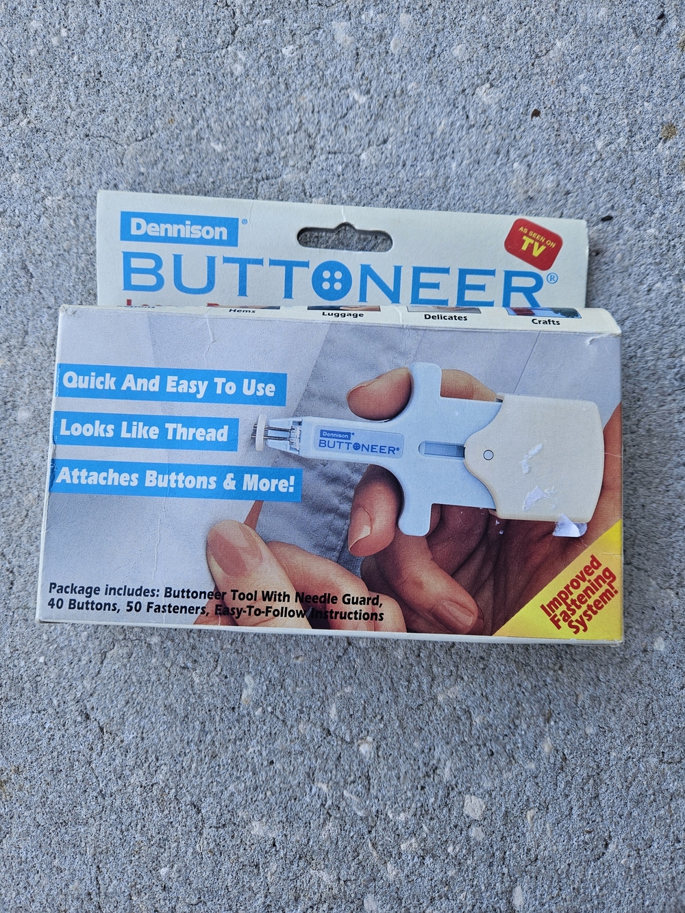 Dennison Buttoneer Vintage 1990s As Seen on TV New